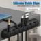 Cable Holder For Mouse Headphone Wire Organizer Silicone USB Cable Winder Desktop Tidy Clips 2