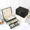 Jewelry Box With Large Capacity HighEnd MultiLayer Organizer Earring Storage With Oxidation Finish 1