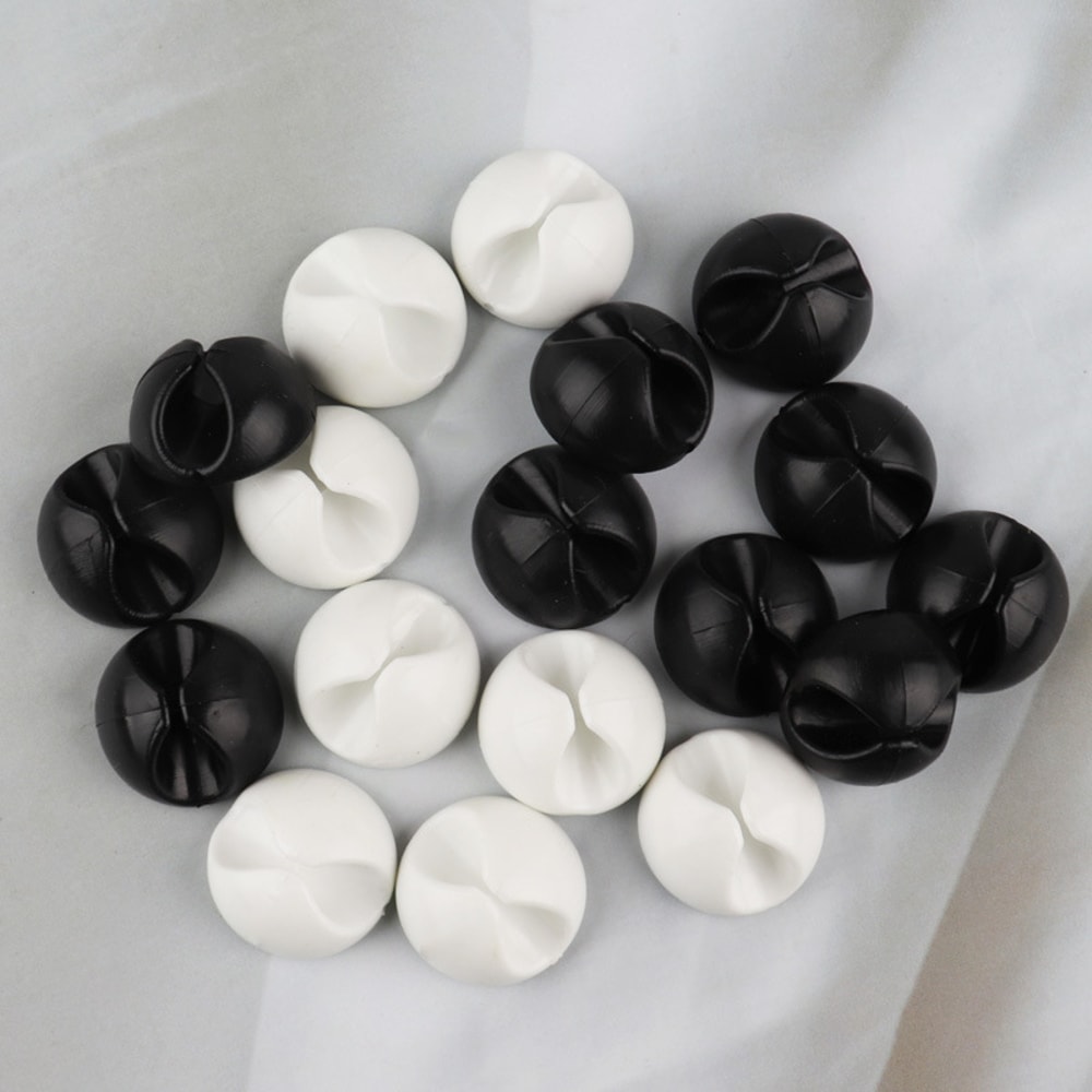 Desk Cable Organizer Cable Winder Cord Holder Fixed Wire Organizer For Cords 4