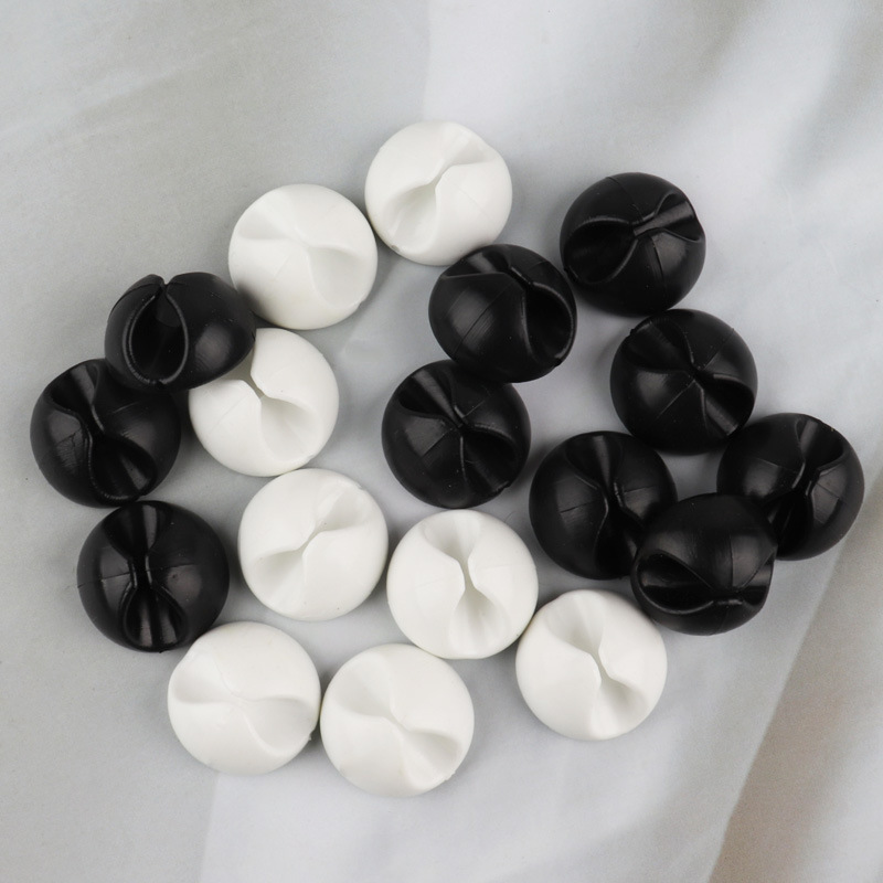 Desk Cable Organizer Cable Winder Cord Holder Fixed Wire Organizer For Cords 4