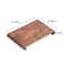 Retro Style Wooden Desktop Display Rack Creative Rectangular Decorative Plate Tray For Hotel Home C 5