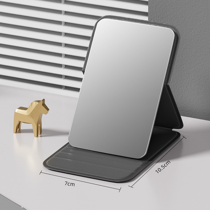 Adjustable And Portable Folding Mirror Portable Handheld Mini Makeup Mirror For Office And Dorm Roo 7