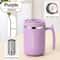 Stainless Steel Liner Coffee Mug With Lid Tea Cup With Strainer And Straw Reusable Water Bottle Off 6