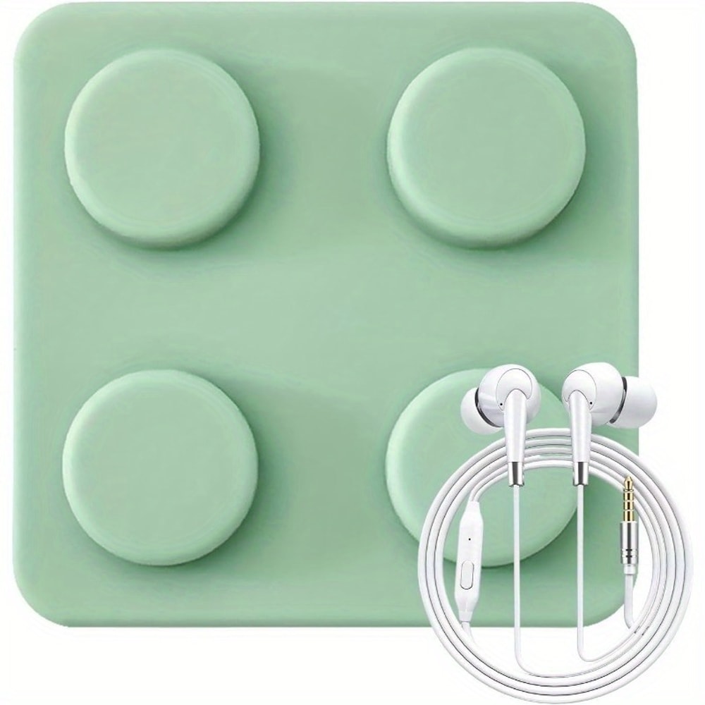 Reusable Silicone Cable Organizer for Headphones, Earphone Plug Holder, USB Charger Cord Tidy Storage