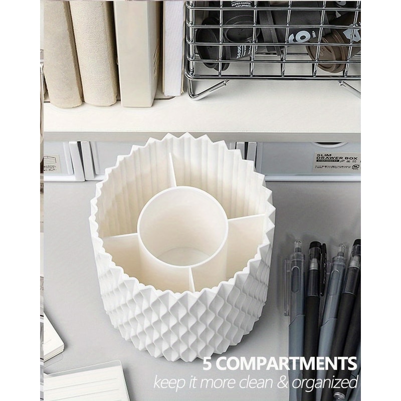 Desk Storage Box Pen Holder Stationery Pencil Organizer Suitable For University Home Office 2