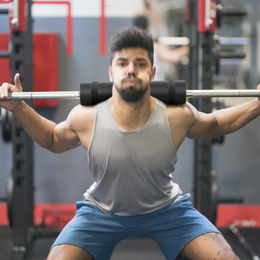 Weight Lifting Foam Barbell Bar Cover Pad Squat Shoulder Protector Support Pad Cushioned Hip Push P 1