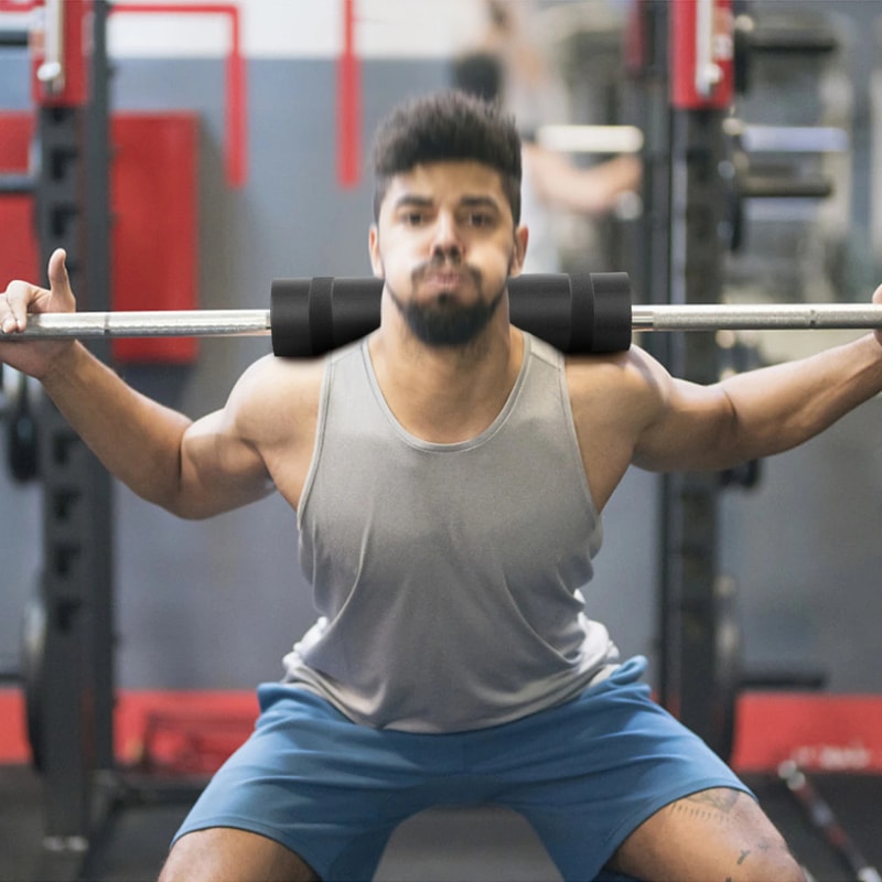 Weight Lifting Foam Barbell Bar Cover Pad Squat Shoulder Protector Support Pad Cushioned Hip Push P 1