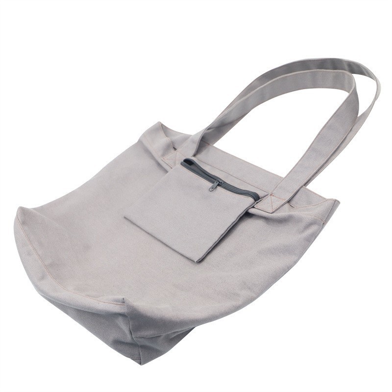 Portable and multifunctional large capacity yoga canvas bag, one shoulder yoga mat storage bag