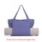Portable and multifunctional large capacity yoga canvas bag, one shoulder yoga mat storage bag