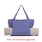 Portable and multifunctional large capacity yoga canvas bag, one shoulder yoga mat storage bag