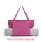 Portable and multifunctional large capacity yoga canvas bag, one shoulder yoga mat storage bag