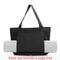 Portable and multifunctional large capacity yoga canvas bag, one shoulder yoga mat storage bag