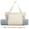 Portable and multifunctional large capacity yoga canvas bag, one shoulder yoga mat storage bag