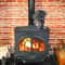 Thermodynamic Fireplace Fan Energy Saving, Silent Six Blade Stove Fan for Wood Stove Home Heating