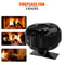 Log Wood Fireplace Fan Burner Quiet, 5 Blades Stove Fan Heat Powered Free Standing Home Warmer