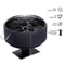 Log Wood Fireplace Fan Burner Quiet, 5 Blades Stove Fan Heat Powered Free Standing Home Warmer