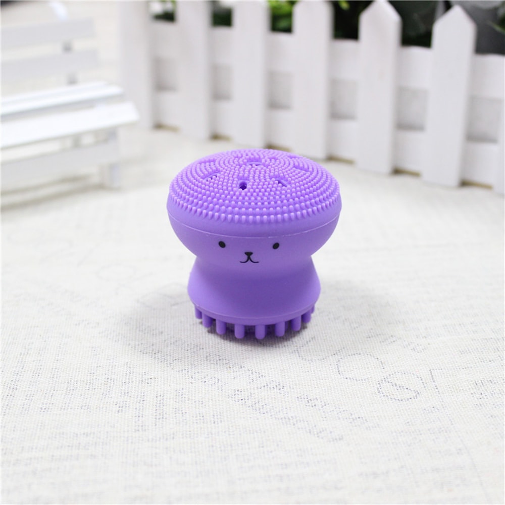 Mini Silicone Facial Cleansing Brush Deep Skin Care Scrub Tool Soft Exfoliator 5