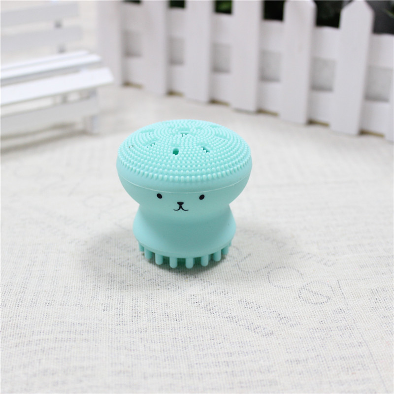 Mini Silicone Facial Cleansing Brush Deep Skin Care Scrub Tool Soft Exfoliator 6