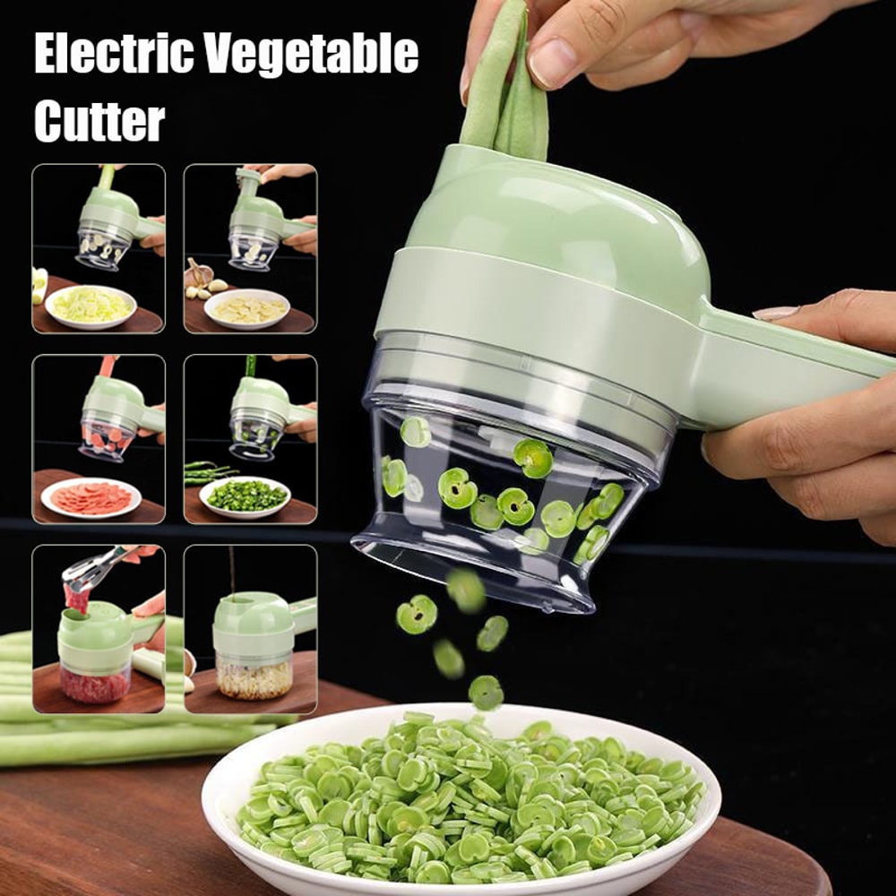 Food Chopper Meat Grinder, Handheld Wireless Garlic Masher, Home Kitchen Mincer