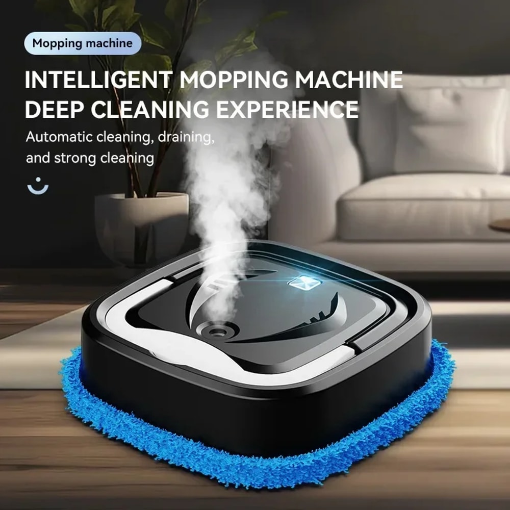 Wet And Dry Mopping Sweeping Robot Cleaner Intelligent Rechargeable Hair Mopping Machine For Home C 1
