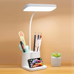 dimmable led night light, usb rechargeable table lamp, touch desk lamp with eye protection for bedroom