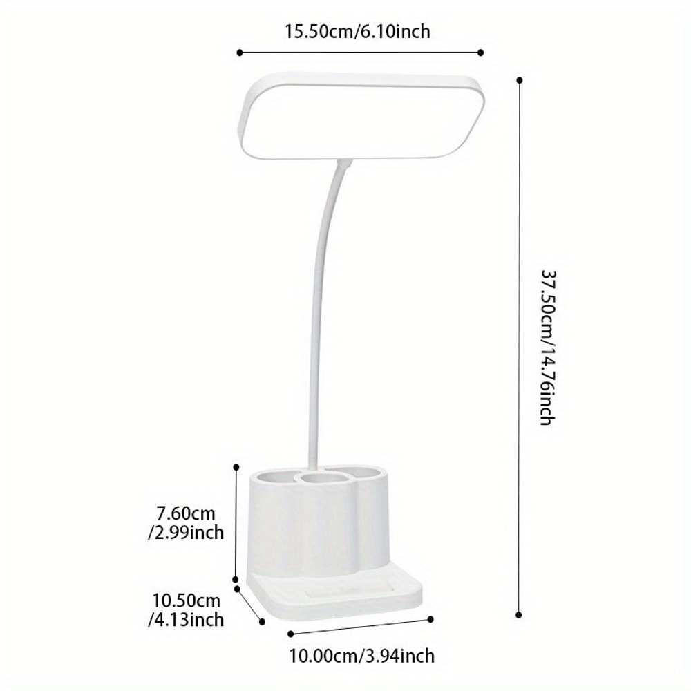 Dimmable LED Night Light, USB Rechargeable Table Lamp, Touch Desk Lamp with Eye Protection for Bedroom