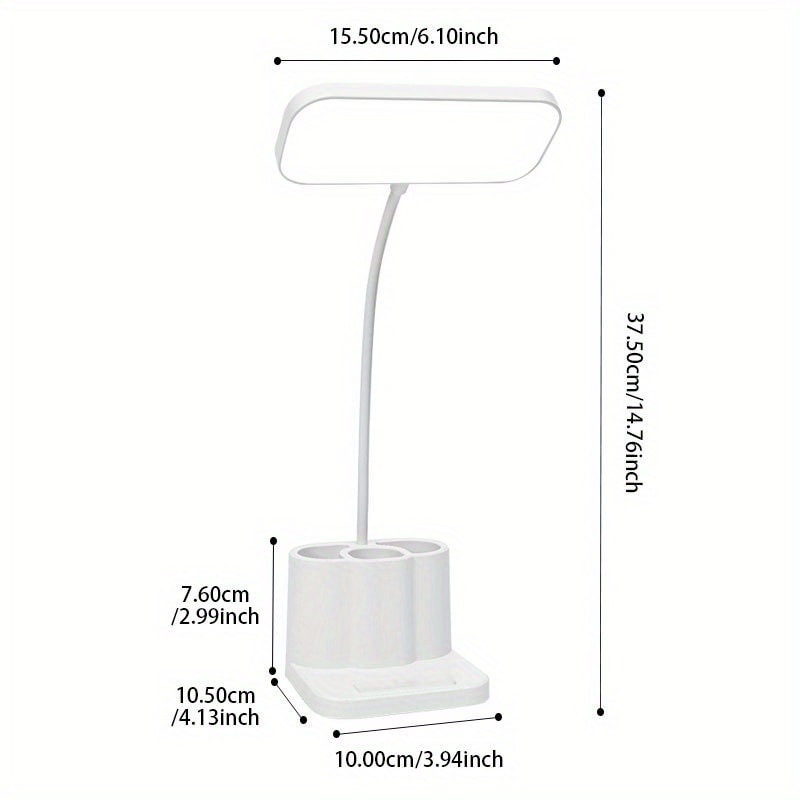 Dimmable LED Night Light, USB Rechargeable Table Lamp, Touch Desk Lamp with Eye Protection for Bedroom