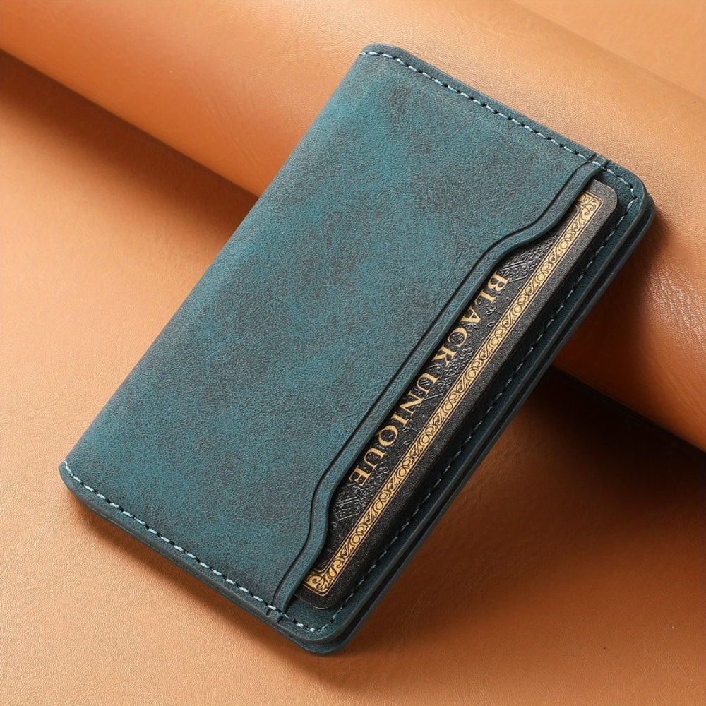 Magnetic Phone Case Credit Card Wallet, Faux Leather, Strong Magnet for Secure ID & Credit Card Storage