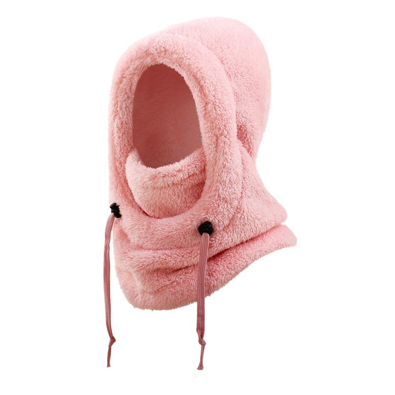 Windproof Warm Hat Scarf Kid Plush Balaclava Hats Adjustable Ear Protection Cap 6
