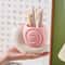 Snail-Shaped Pen Holder, ABS Multi-Functional Desktop Stationery, Makeup Brush Storage