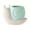 Snail-Shaped Pen Holder, ABS Multi-Functional Desktop Stationery, Makeup Brush Storage