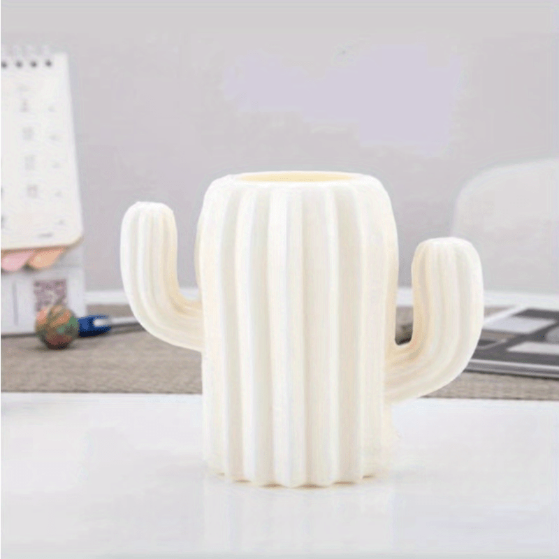 Cactus Pen Holder Desktop Organizer Container Stationery Office Decor 4