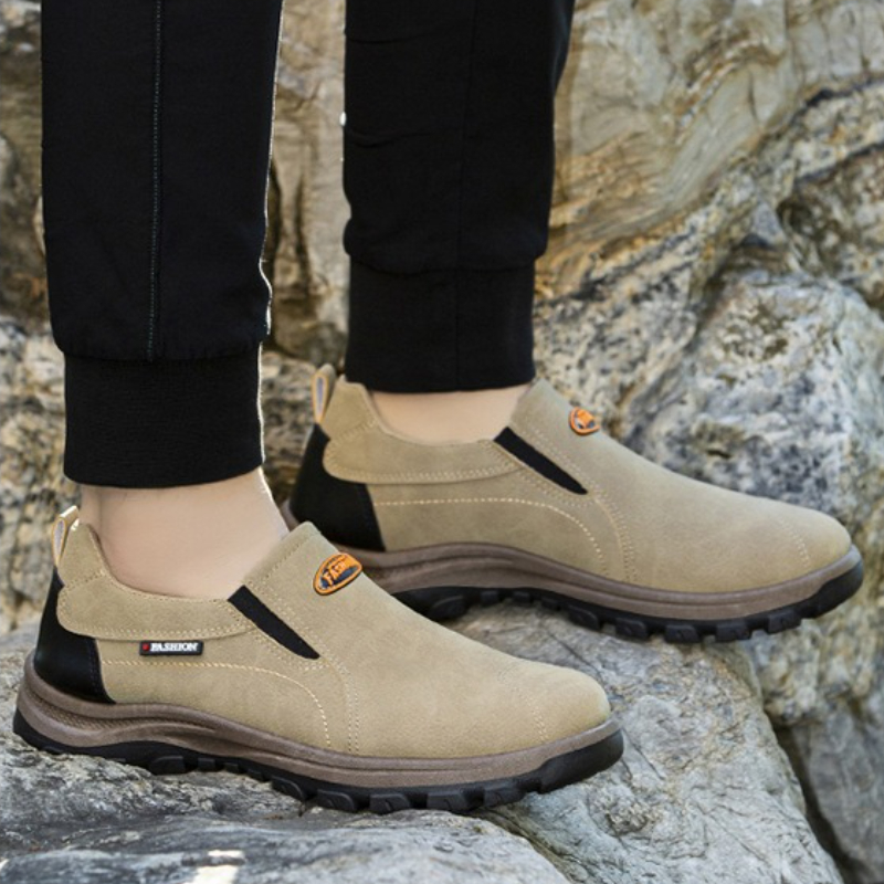 SlipOn Waterproof Hiking Shoes For Men Casual Mountain Climbing Shoes WearResistant Spring Outdoor 0