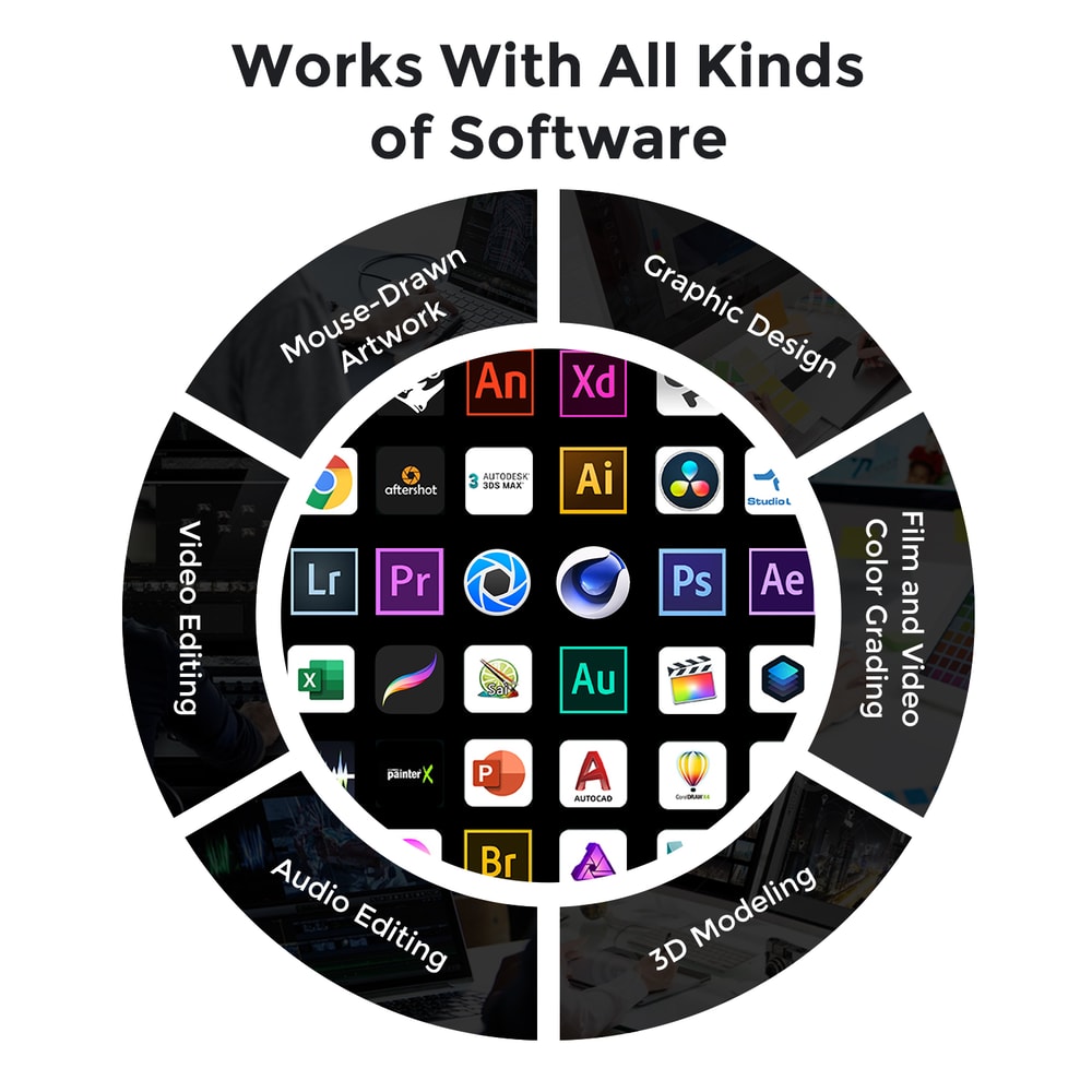 Wireless Custom Keyboard RGB DualLayer Knob Multimedia Control For Office Video Audio Editing 3