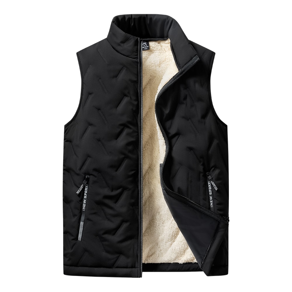 Casual Multifunctional Plus Size Warm Mens Cotton Vest Jacket Autumn And Winter Fashion Sleeveless 1