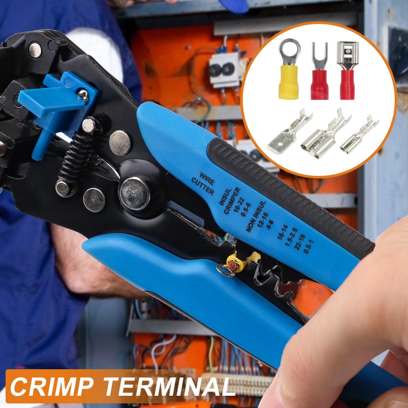Multifunctional Cable Cutter Pliers Automatic Wire Stripper For Stripping Cutting Crimping Electr 3