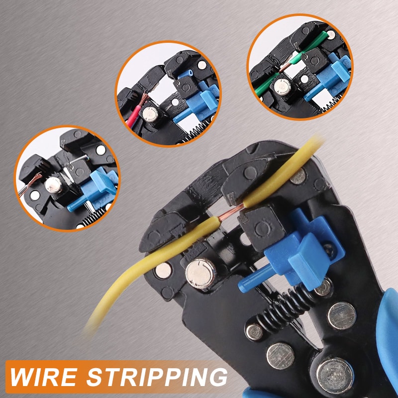 Multifunctional Cable Cutter Pliers Automatic Wire Stripper For Stripping Cutting Crimping Electr 0