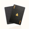 Cool Black Gold Waterproof Playing Cards Holiday Game Gift For Christmas Halloween Thanks Giving 7