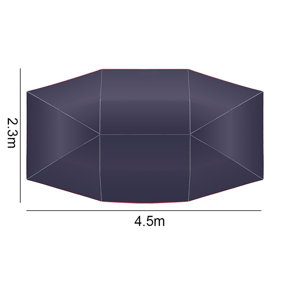 Portable Carport Tent Folded Car Umbrella Waterproof Protection For Outdoor Camping Fishing Automo 7