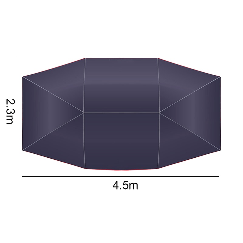 Portable Carport Tent Folded Car Umbrella Waterproof Protection For Outdoor Camping Fishing Automo 7