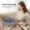Foldable Tablet Pillow Stand, iPad Holder for Bed and Lap, Adjustable Dock with Storage and Stylus Mount
