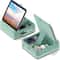 Foldable Tablet Pillow Stand, iPad Holder for Bed and Lap, Adjustable Dock with Storage and Stylus Mount