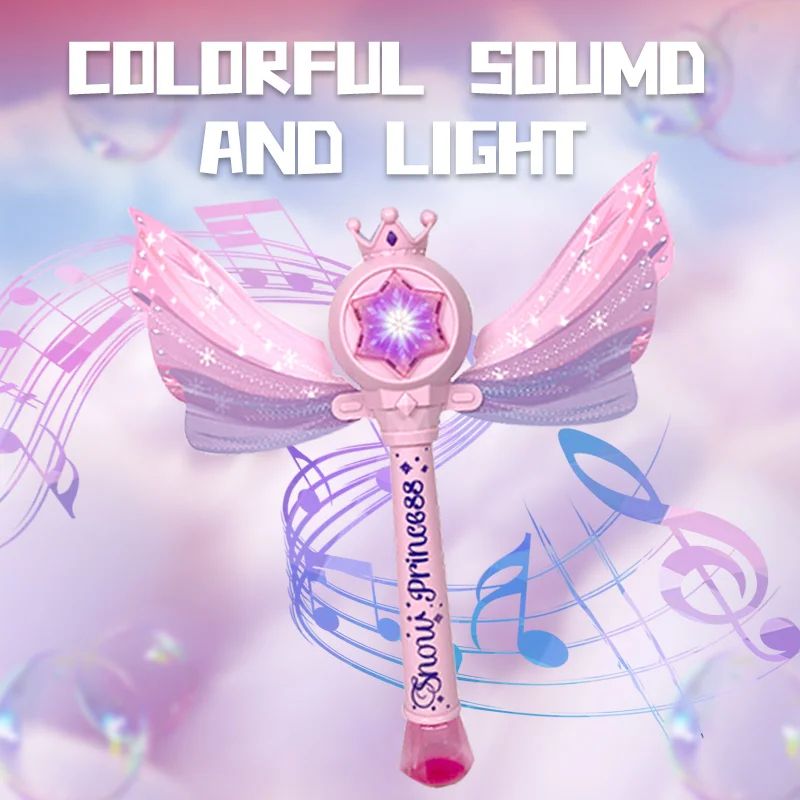 Girls Boys Electric Unicorn Bubble Wand Toddler Bubble Machine For Fun Playtime 2