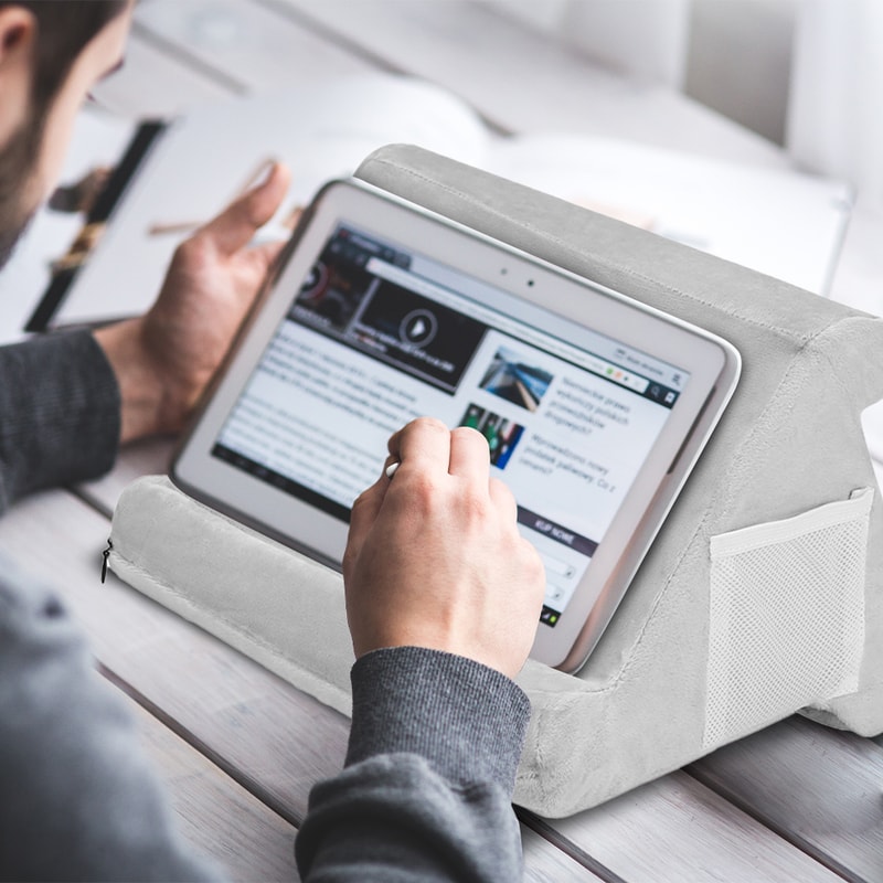 Tablet Desktop Support Multifunctional Pillow Stand For Reading Books Sponge Tablet Holder 3