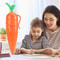 Novelty Carrot Voice Recorder Pen Can Write Graffiti Ballpoint Electronic Sound Toy Gift 0