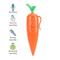 Novelty Carrot Voice Recorder Pen Can Write Graffiti Ballpoint Electronic Sound Toy Gift 3