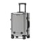 Aluminum Frame Trolley Case Silent Wheels Mobile Phone Holder USB Charging For Vacation Business T 5