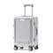 Aluminum Frame Trolley Case Silent Wheels Mobile Phone Holder USB Charging For Vacation Business T 6