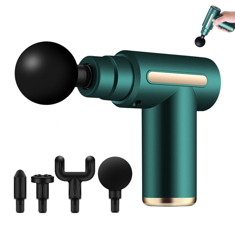 Powerful Mini Massage Gun for Muscle Recovery, Deep Tissue Pain Relief, Fascia Gun for Relaxation