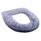 Soft Plush Winter Bathroom Toilet Seat Cover, Washable O-shaped Toilet Lid Cushion, Warm Household Supplies